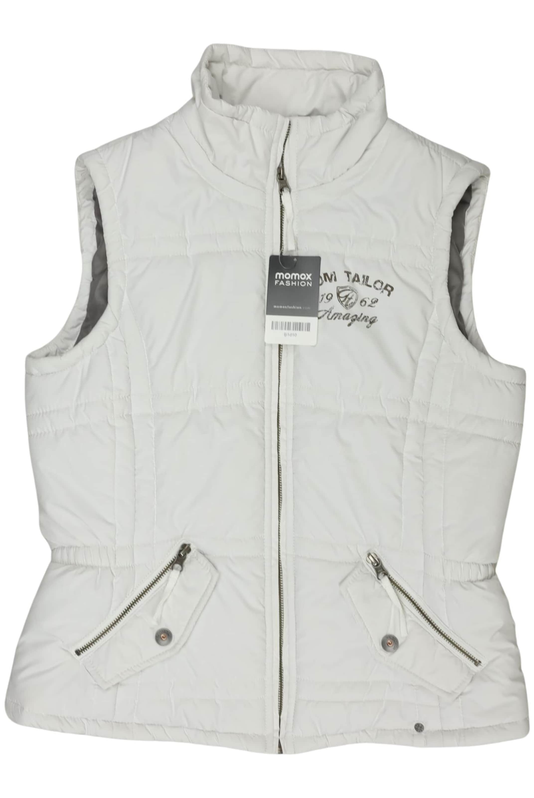TOM TAILOR Vest in L in White: front