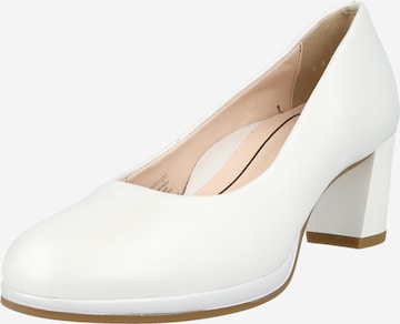 ARA Pumps in White: front