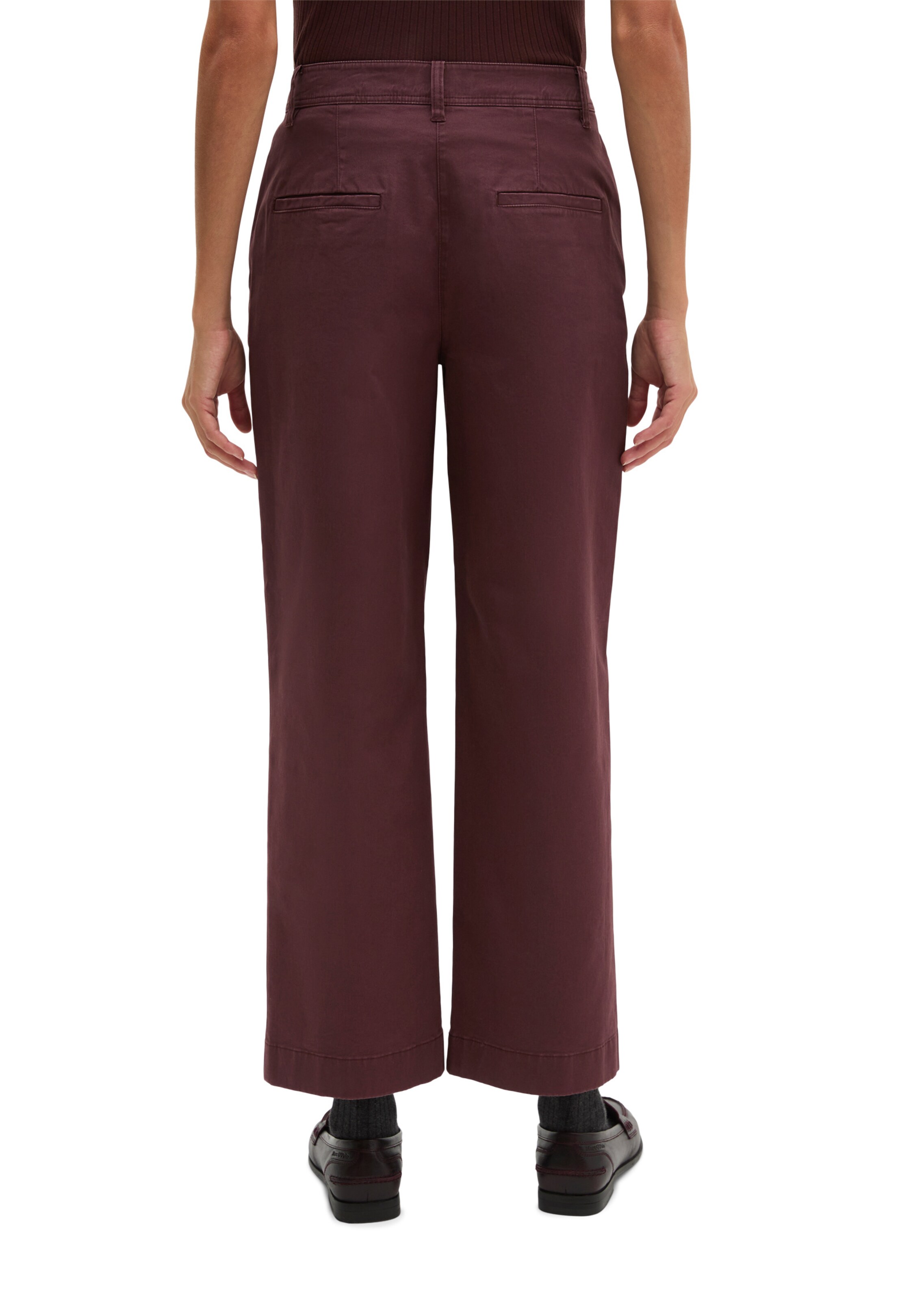 Marc O'Polo Loose fit Trousers in Red