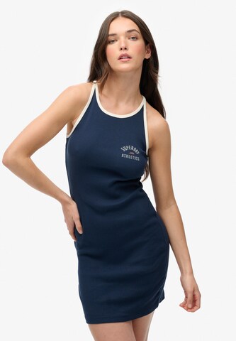 Robe 'Essentials' Superdry en bleu : devant