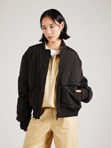 Soulland - Chaqueta de entretiempo 'Helios' en negro: frente