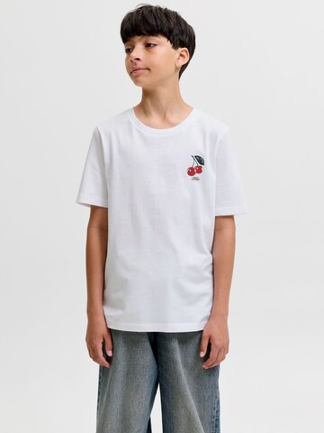 Jack & Jones Junior Shirt in Wit: voorkant