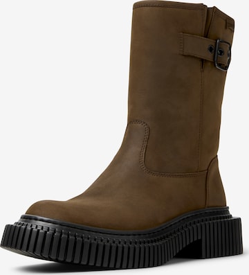 CAMPER Enkellaarsjes 'Pix Berlin' in Bruin: voorkant