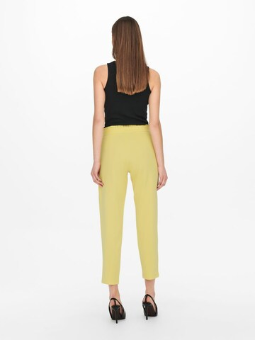 JDY tavaline Voltidega püksid 'Catia', värv kollane
