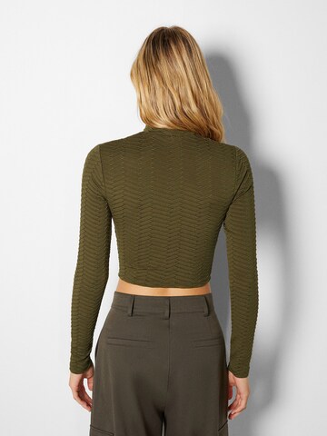 Bershka Shirt in Green