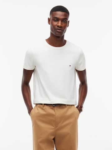 TOMMY HILFIGER Slim fit Koszulka w kolorze beżowy: przód