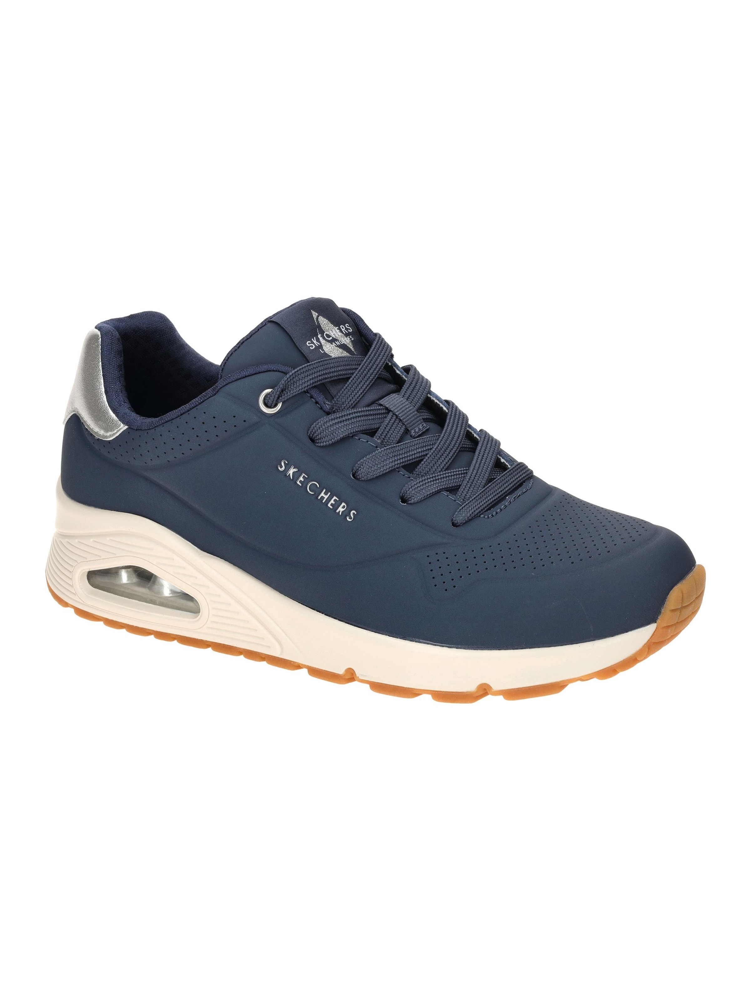 SKECHERS Schnürschuh 'Uno'‌‌‌‌ in Blau: Vorderseite