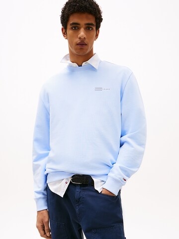 Tommy Jeans Sweatshirt in Blue: front