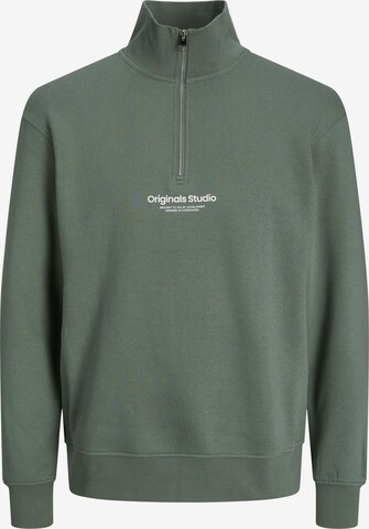 Sweat-shirt 'Vesterbro' JACK & JONES en vert : devant