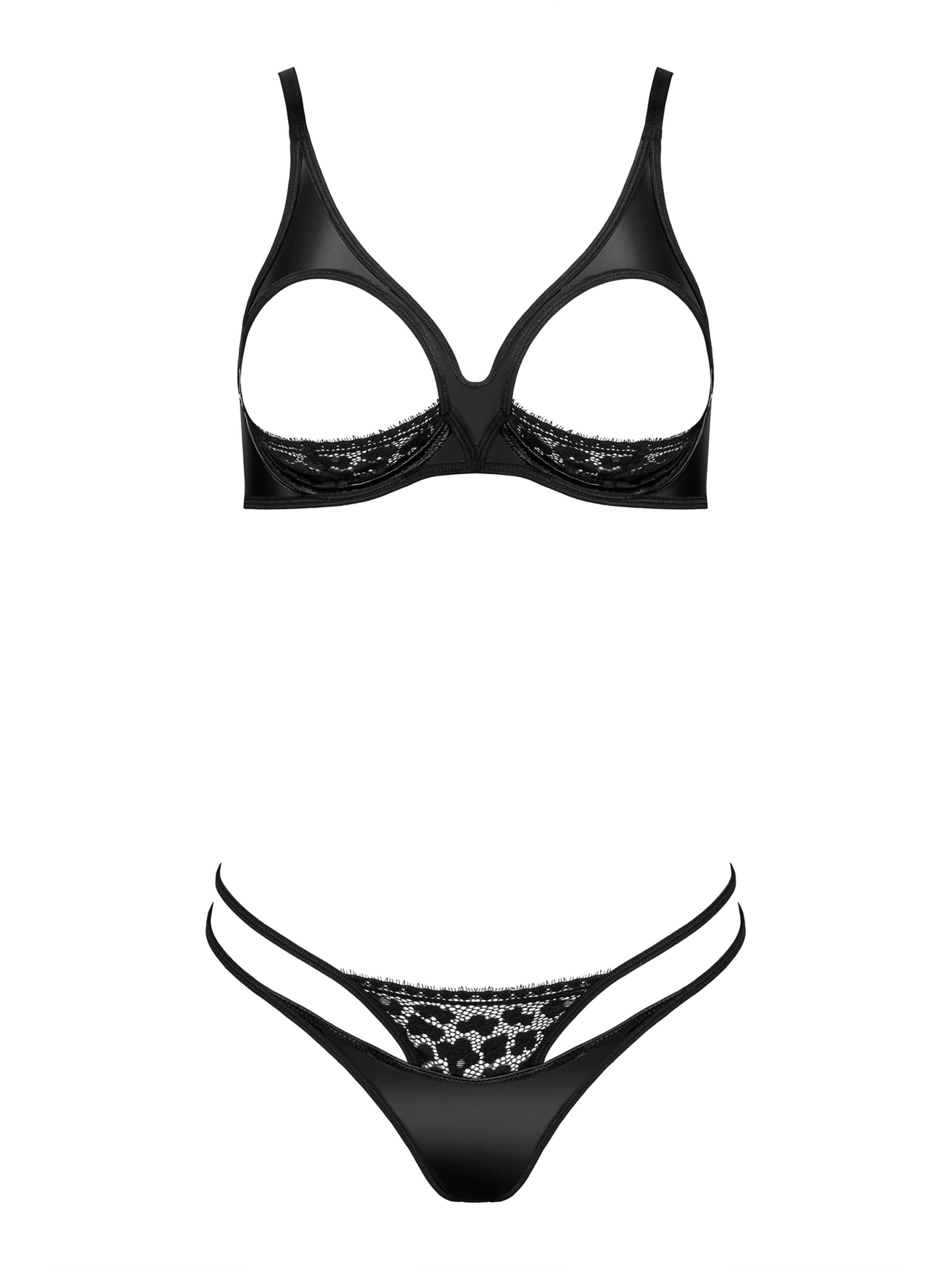 KOTEK Balconette Wäsche-Sets 'TPO100'‌‌‌‌‌‌‌‌‌‌ in Schwarz