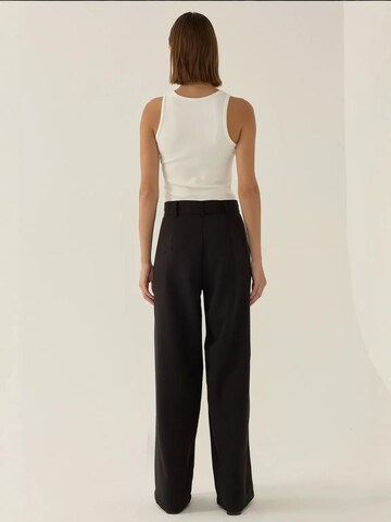 Hiccup Wide Leg Hose in Schwarz