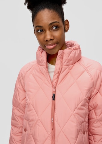 QS Демисезонная куртка в Ярко-розовый
