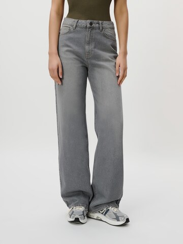 Wide leg Jeans 'Inka' di LeGer by Lena Gercke in grigio: frontale