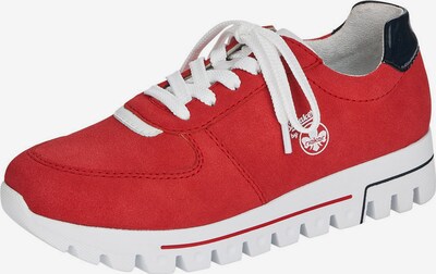 RIEKER Zapatillas deportivas bajas en rojo claro / blanco, Vista del producto