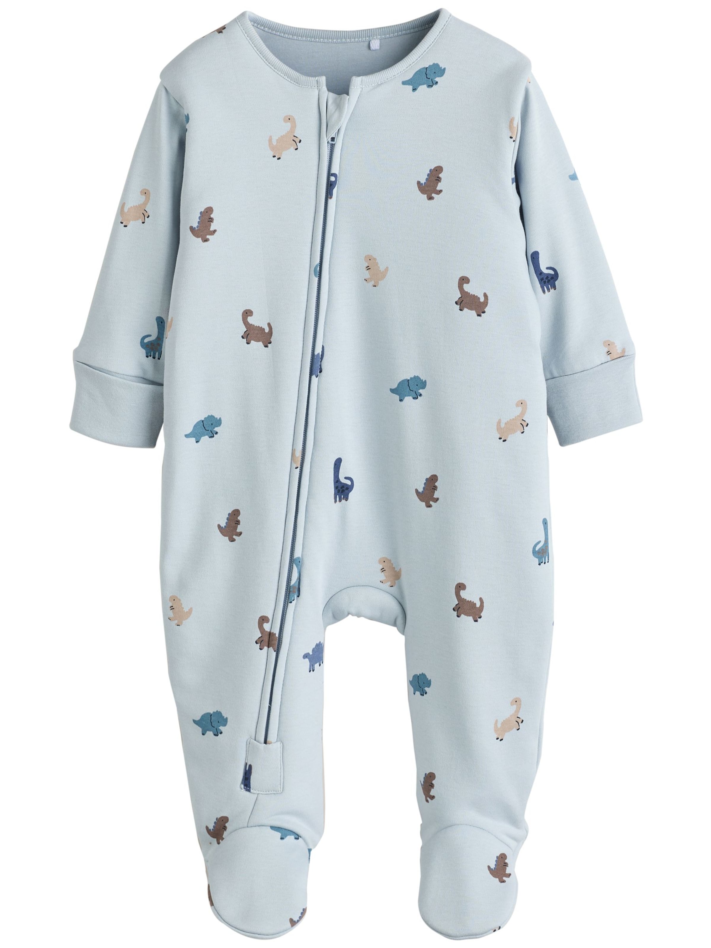 Pijamale de la Next pe albastru: față