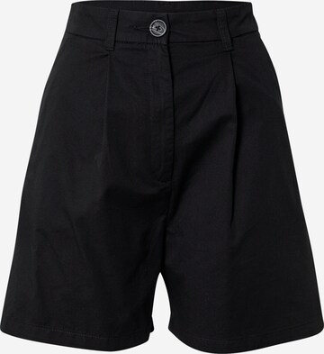 Regular Pantalon à plis Monki en noir : devant