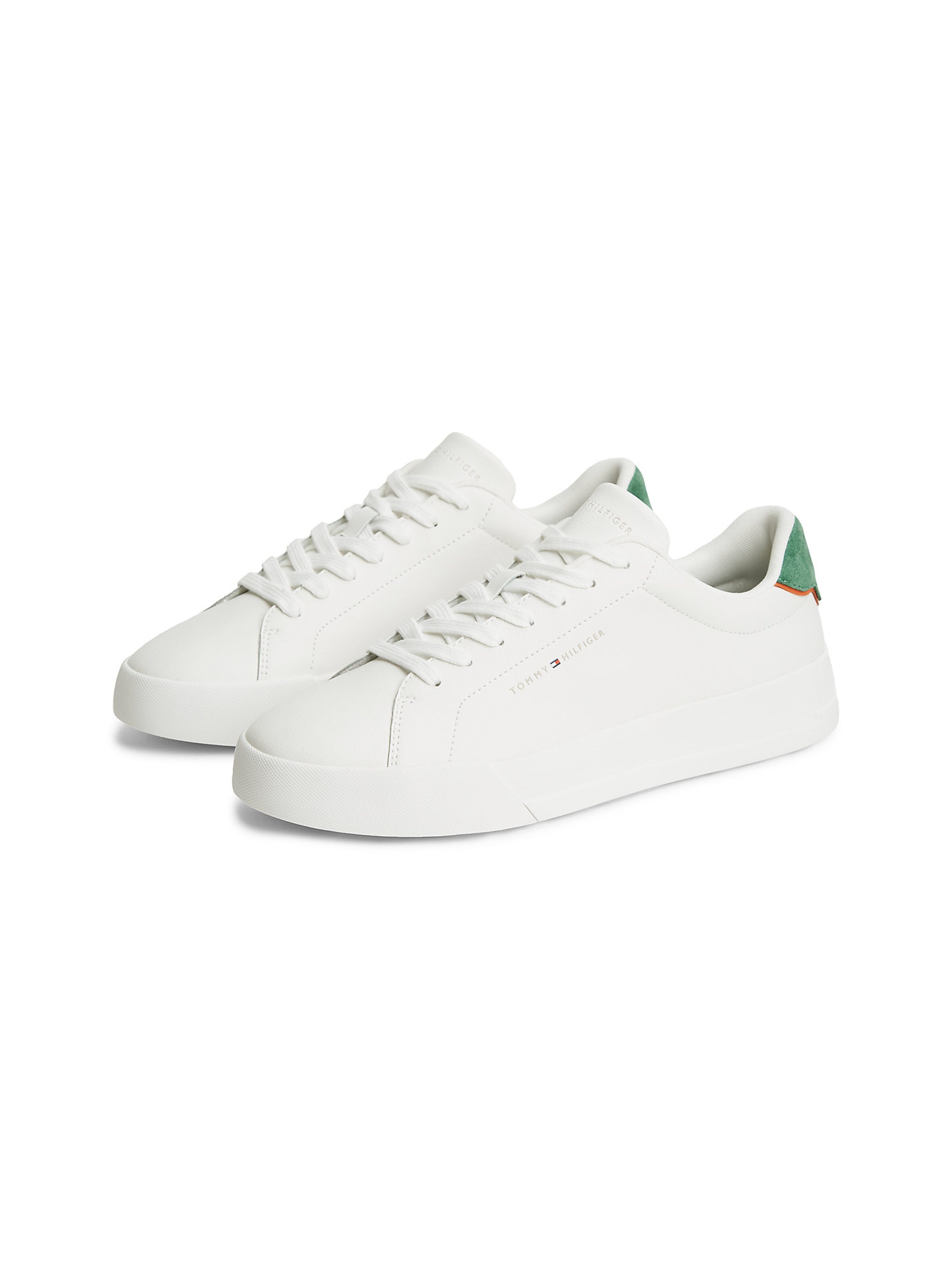 Baskets basses 'Court Ess' TOMMY HILFIGER en blanc