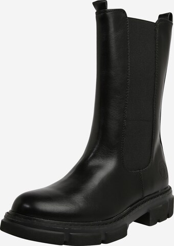 TOM TAILOR Chelsea Boots in Black: front