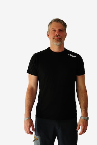 Joluvi Performance Shirt 'Duplex' in Black: front