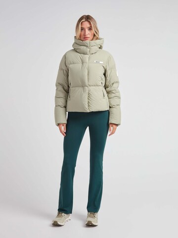 JACK1T Outdoorjas ' Star Shower Daunenjacke ' in Groen