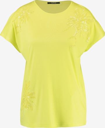 T-shirt TAIFUN en jaune : devant