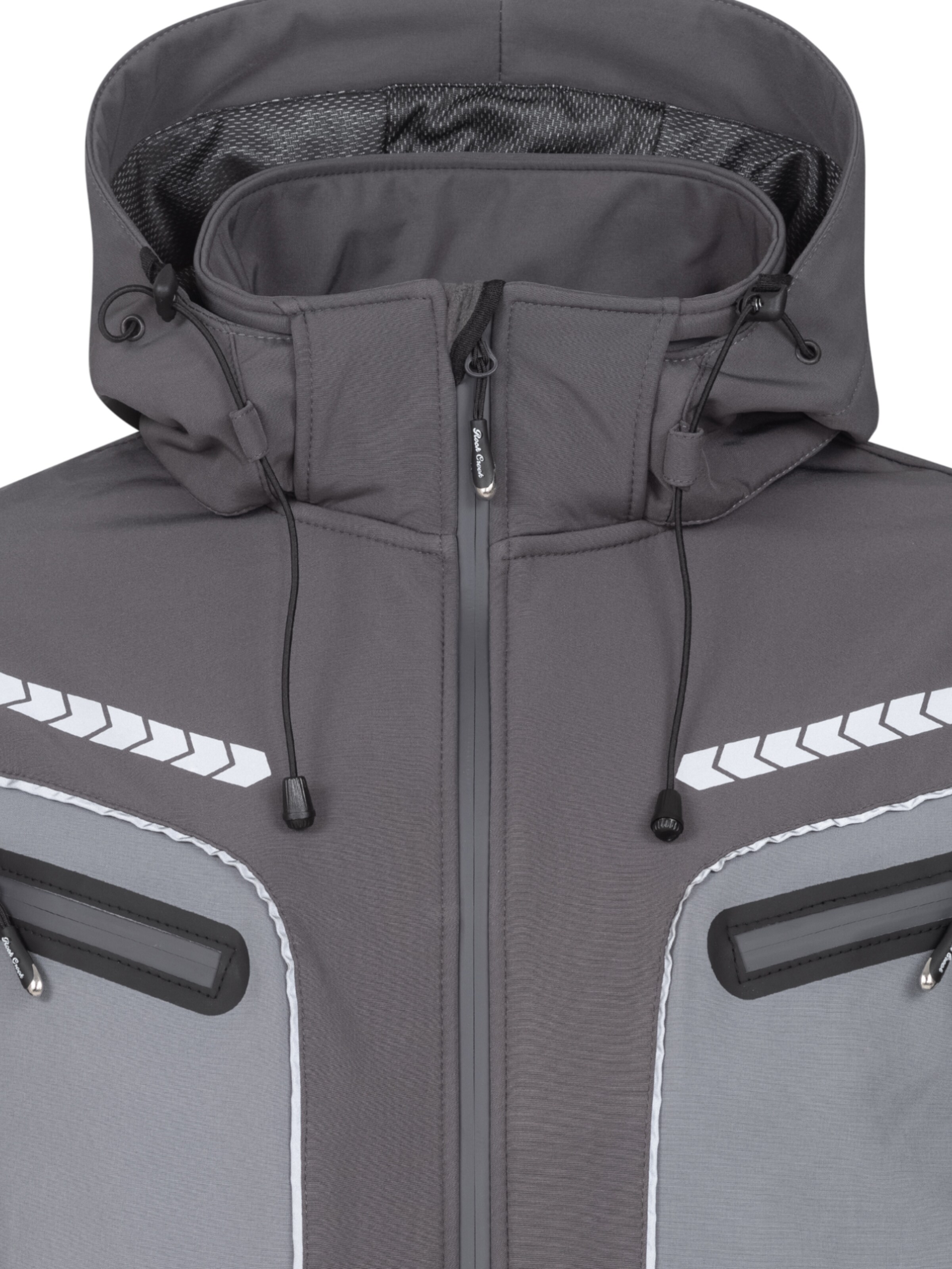 Rock Creek Outdoorjacke in Grau