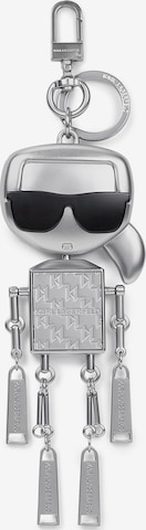 Karl Lagerfeld Avaimenperä ' Ikon Schlüsselring mit Roboter ' värissä hopea: etupuoli