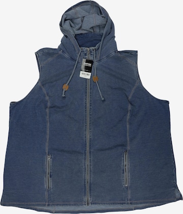 Ulla Popken Kapuzenpullover 9XL in Blau: Vorderseite