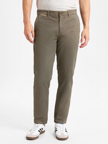 Nils Sundström Skinny Chino 'Matt' in Beige: voorkant