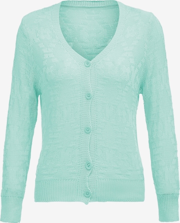 COBIE Knit Cardigan in Blue: front