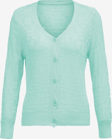 Cardigan ZITHA en vert : devant
