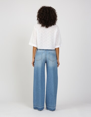 Gang Wide Leg Jeans '94Mona' in Blau