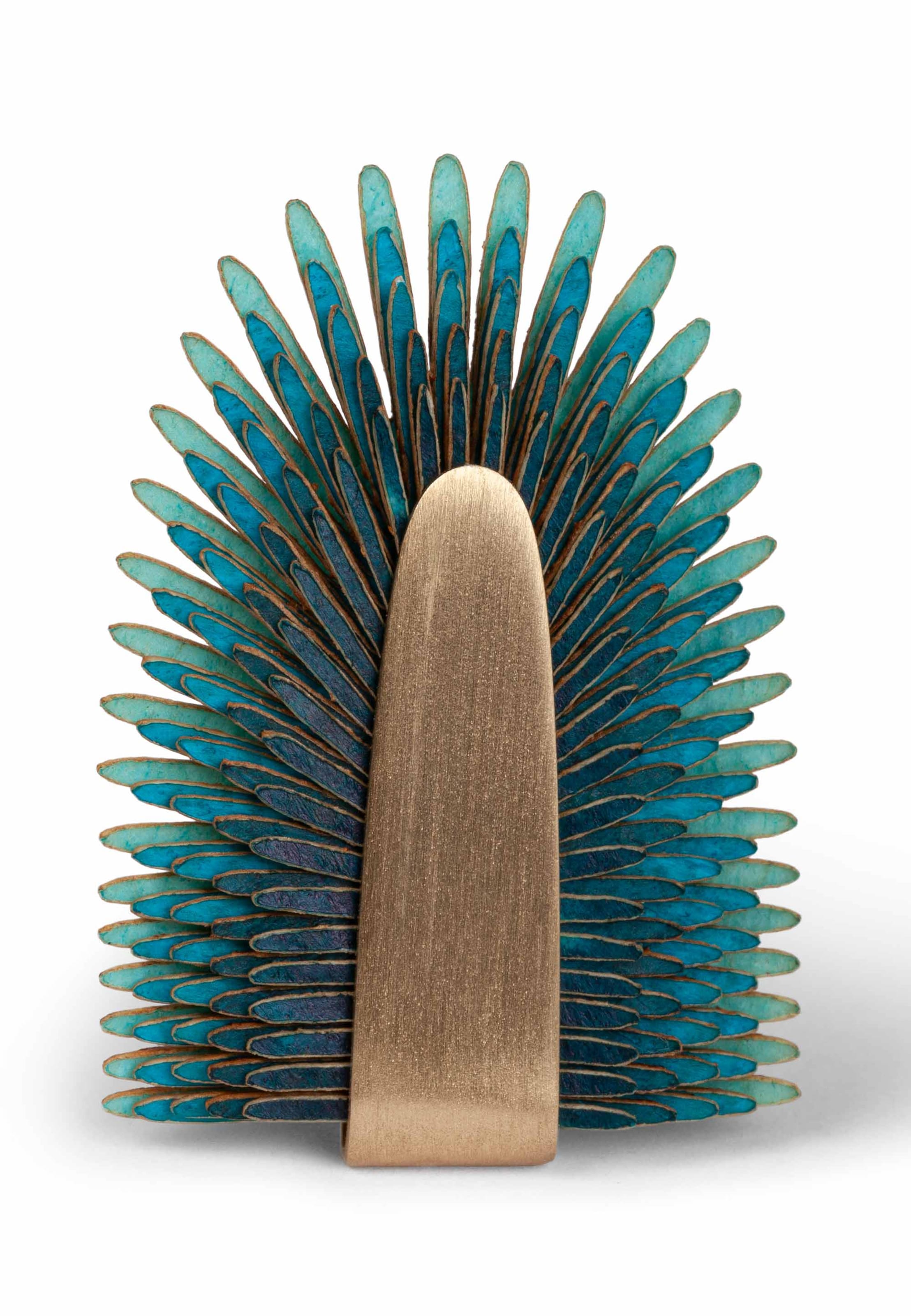Gretchen Ring 'Pam Pem' in Blau: Vorderseite