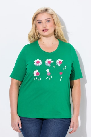 Ulla Popken Shirt 'Blütenzauber' in Groen