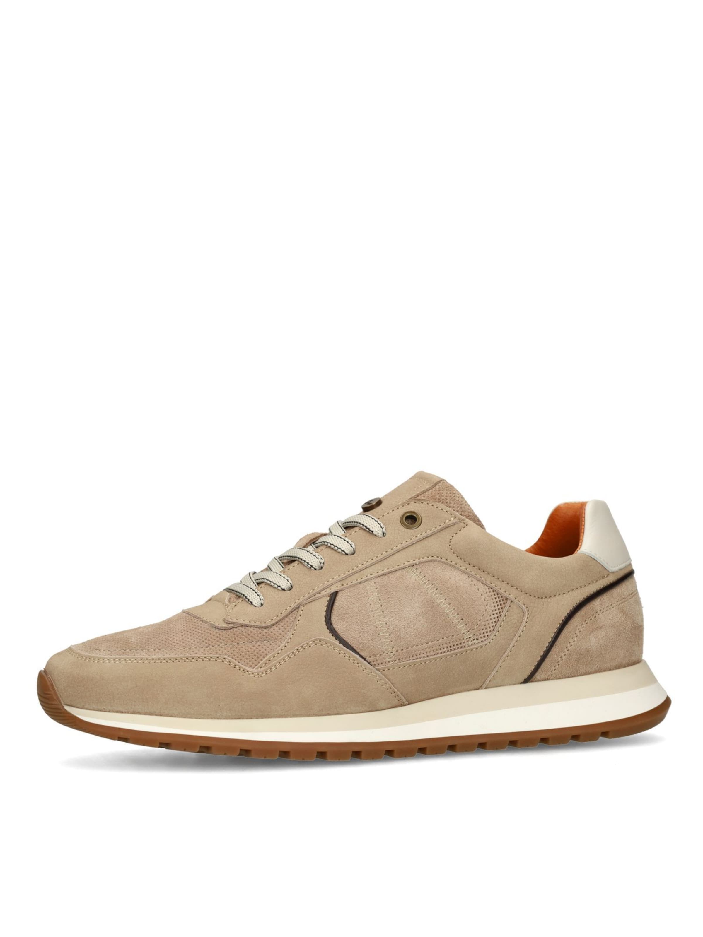 Baskets basses no stress en beige : devant
