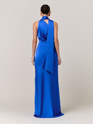 Rochie de seară 'Chloe' de la Sável pe albastru: spate