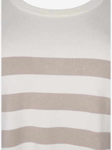 Zizzi Pullover 'Mcarrie' in Beige