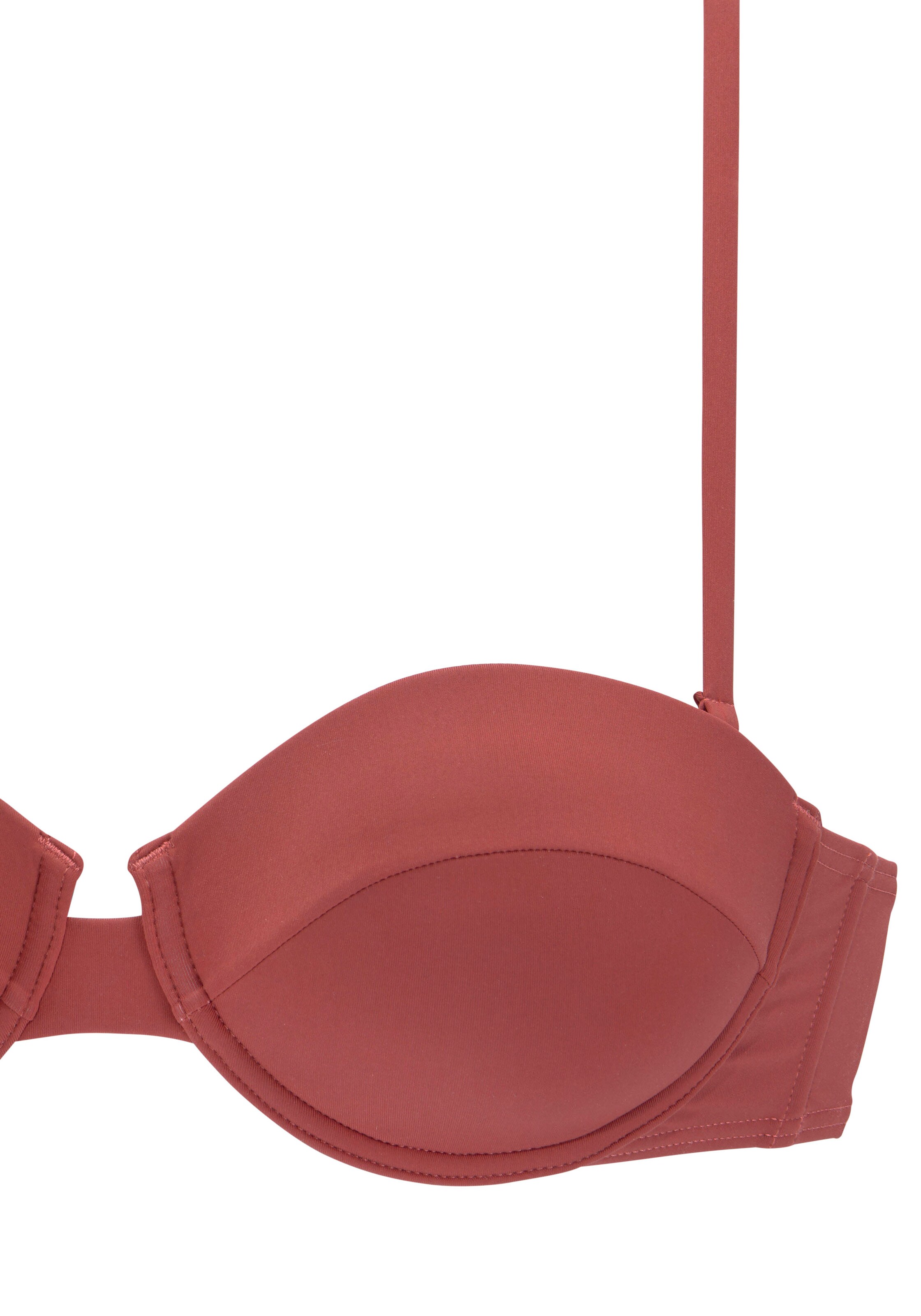 LASCANA Balconette Bikinitop in Rot