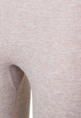 brūns Athlecia Šaurs Sporta bikses 'Flowee'