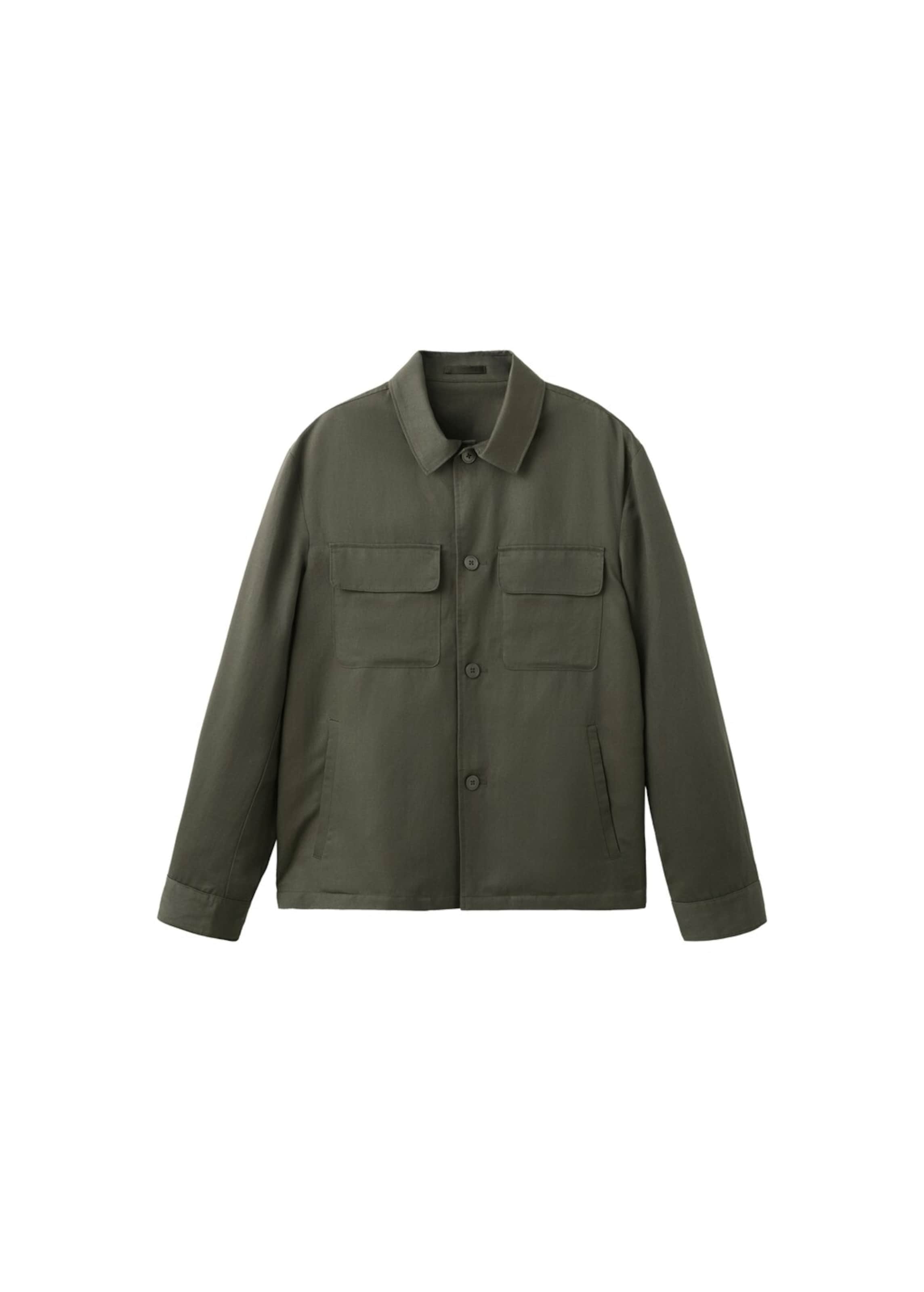 MANGO MAN Between-Season Jacket 'Armando' in Green: front