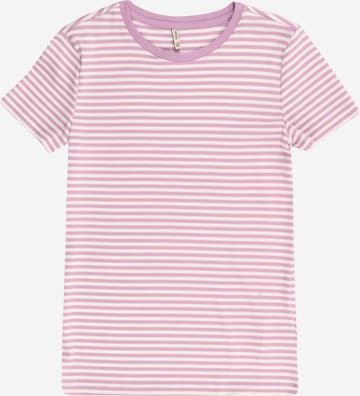 KIDS ONLY Shirt 'Josse' in Lila: voorkant