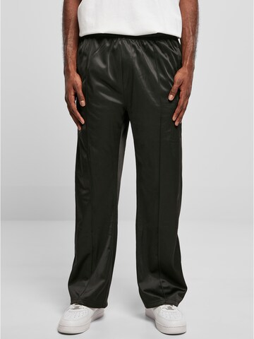 Urban Classics Loose fit Trousers in Black: front