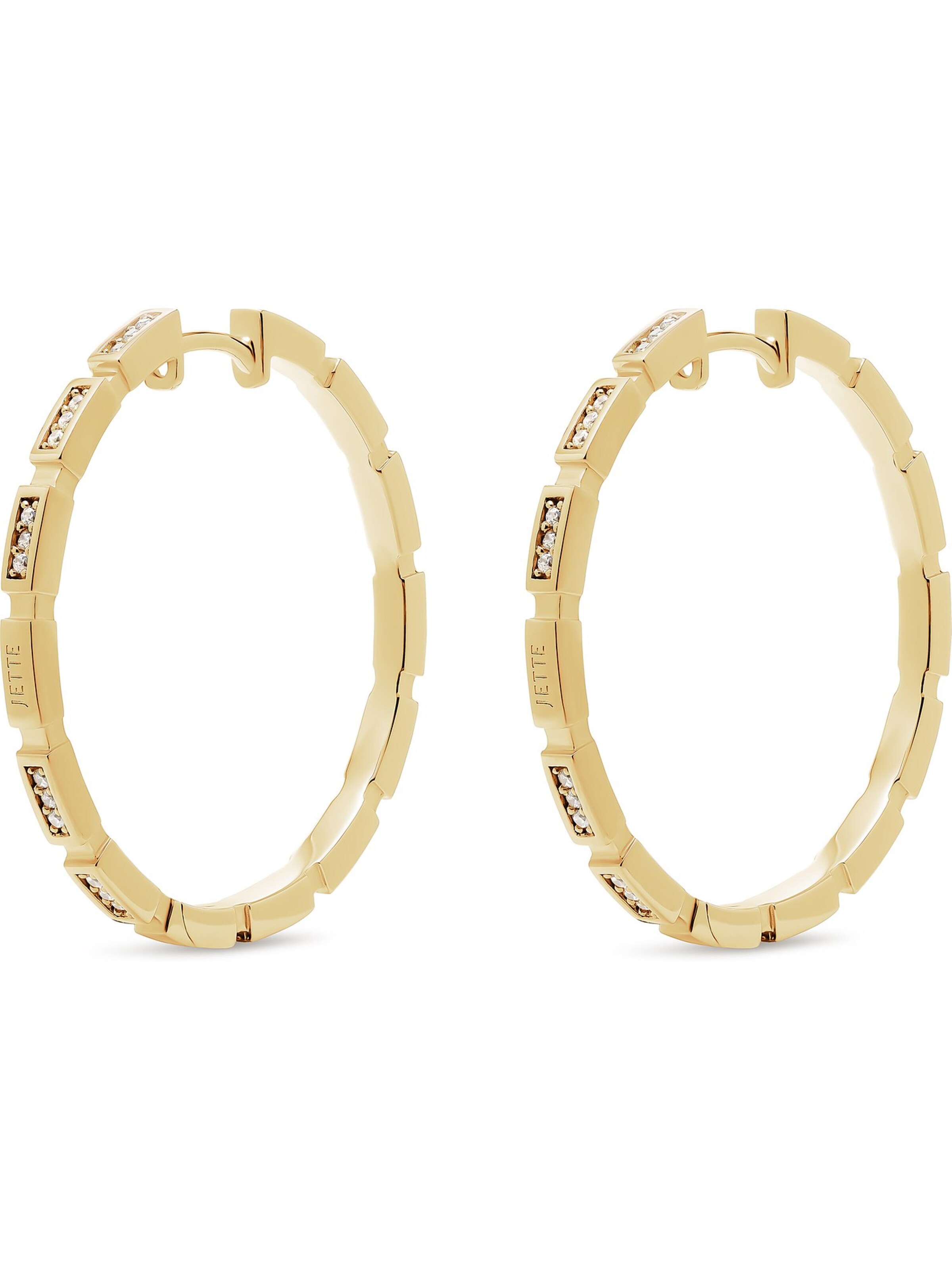 JETTE Earrings in Gold: front