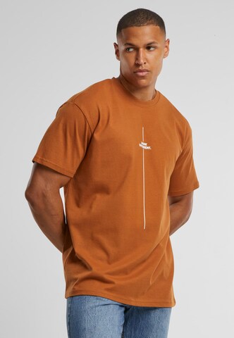 Merchcode Shirt 'Think Different' in Brown