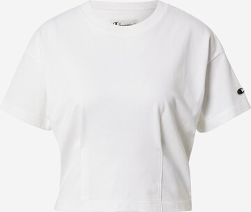 T-shirt Champion Reverse Weave en blanc : devant