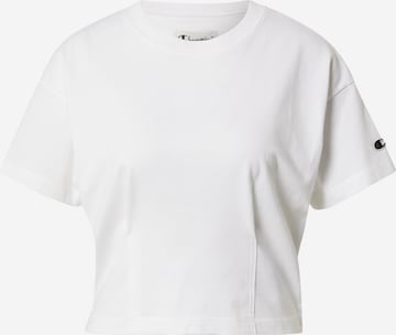 Champion Reverse Weave Shirt in Wit: voorkant