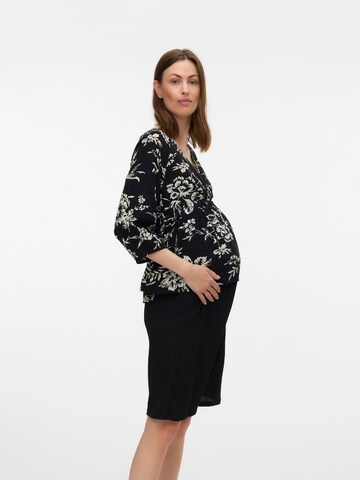 MAMALICIOUS Regular Pants 'MLCaileen' in Black