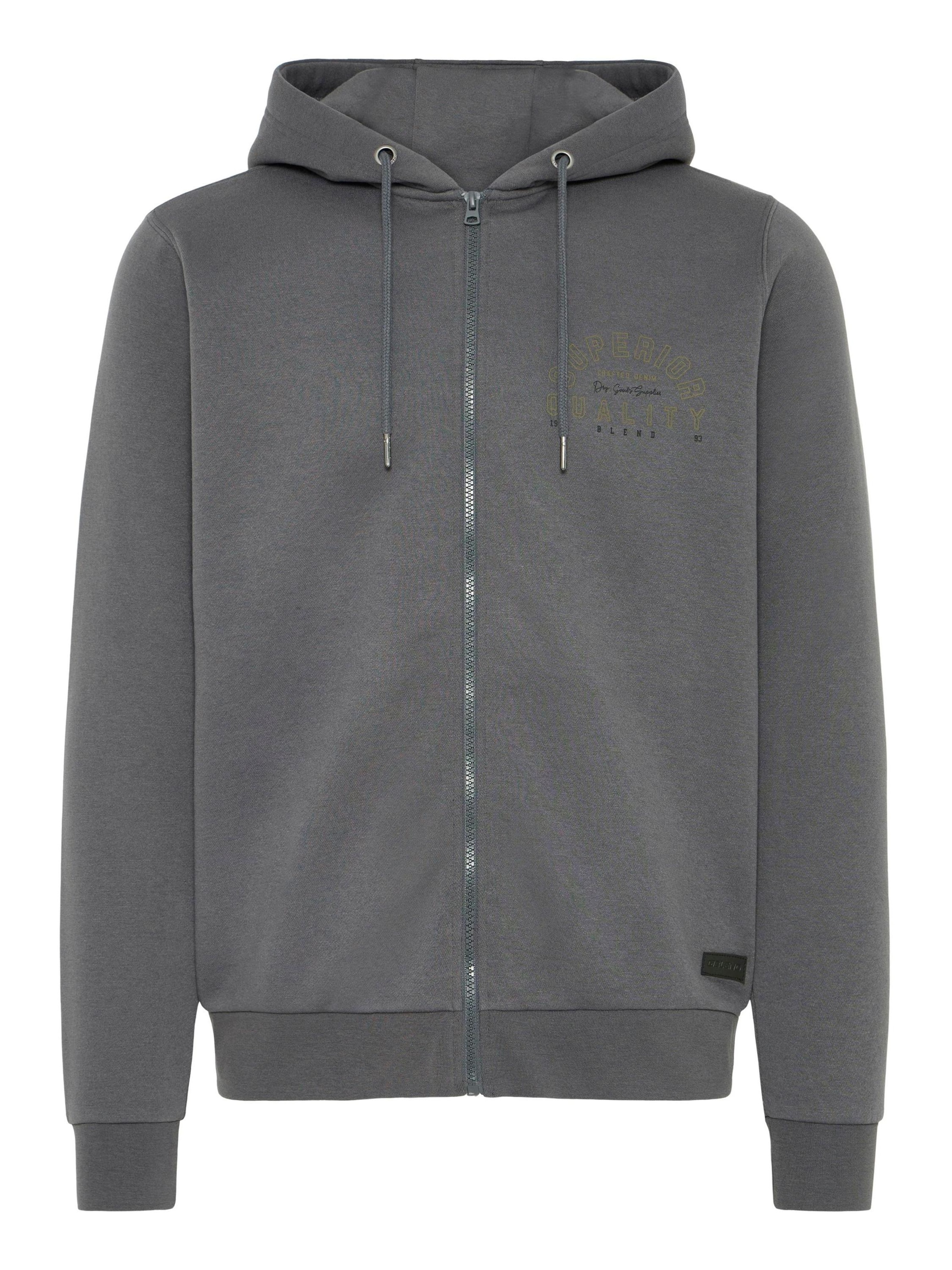 BLEND - Sudadera con cremallera ' BHSunic ' en gris: frente