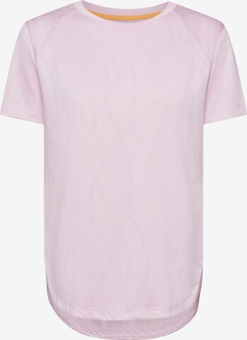 T-shirt fonctionnel ESPRIT en violet : devant