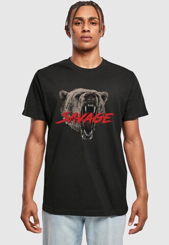 Mister Tee Shirt in Black: front